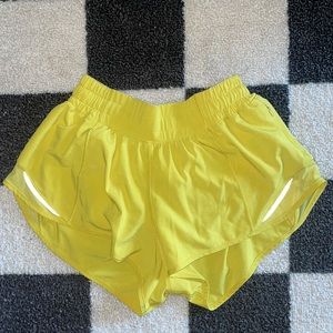Lululemon Hotty Hot Shorts - Rare Yellow Color
